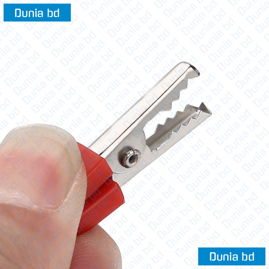 Red Black Small Battery Clip Crocodile Clips Alligator Clamps Alligator Clip Wire Clip Test Tool - Image 2