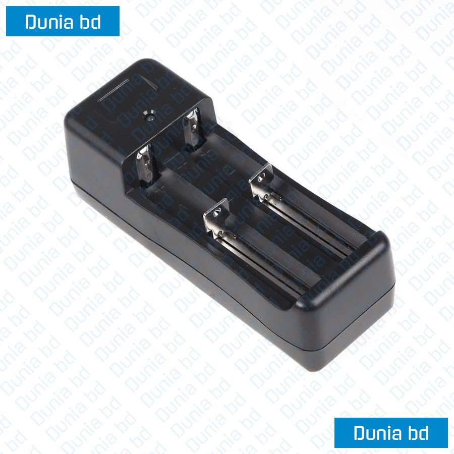 Dual 18650 3.7V Rechargeable LI-ION Battery Charger AC 220V