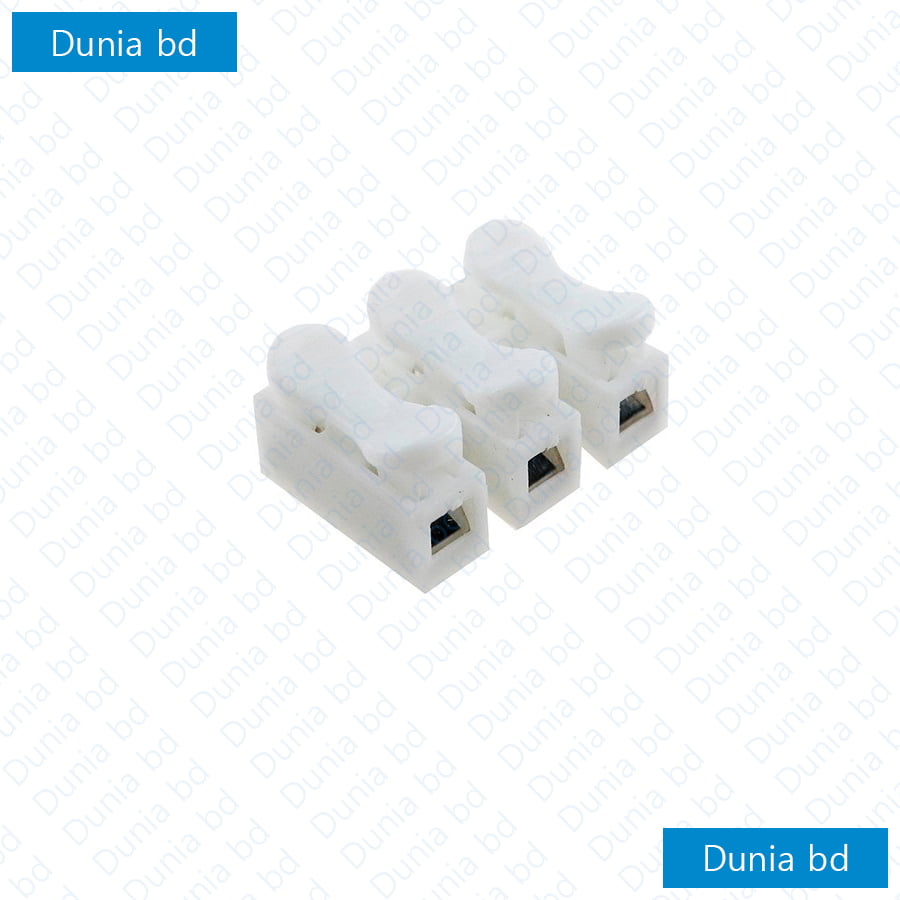 2 & 3 Pin Spring Wire Connector Terminal Block Cable Clips Self Lock Press Push Quick Wire Clip Connector - Image 6