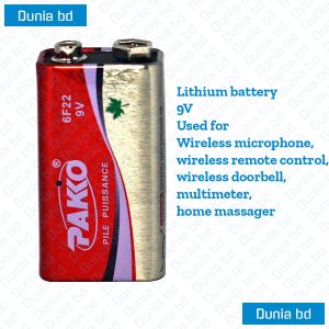 9V Pakko Battery for Wireless microphone wireless remote control wireless doorbell multimeter home massager