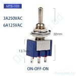 MTS-101 MTS-102 MTS-103 ON OFF ON Miniature Toggle Switch