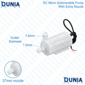 3-6V DC Micro Submersible Motor Water Pump Low Noise