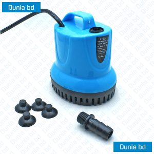 Submersible Water Pump 18, 25 Watt 1000, 1500 L/H 1.8M H Multifunctional Bottom Suction AC 220V