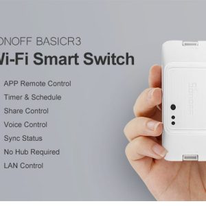 Sonoff BASIC R3 Smart Wifi Switch DIY Wireless Remote Control via eWeLink APP Voice Control