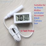 Digital Temperature and Humidity Thermometer Hygrometer Mini LCD Display  Thermostat  for Aquarium Chillers Ac Room bifolios incubator Camara Box