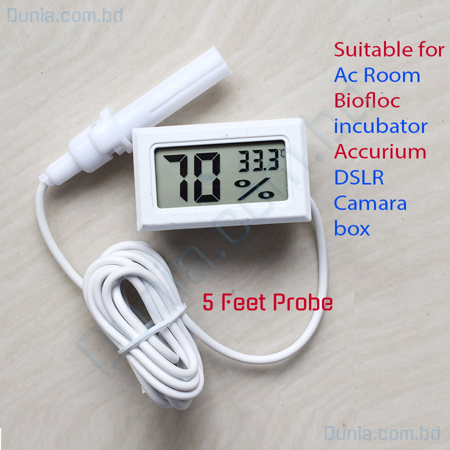 Digital Temperature and Humidity Thermometer Hygrometer Mini LCD Display Thermostat for Aquarium Chillers Ac Room bifolios incubator Camara Box