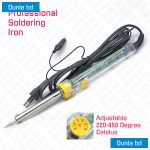60 Watt Adjustable Temperature Soldering Iron 200 To 450 Degree Celsius Professional