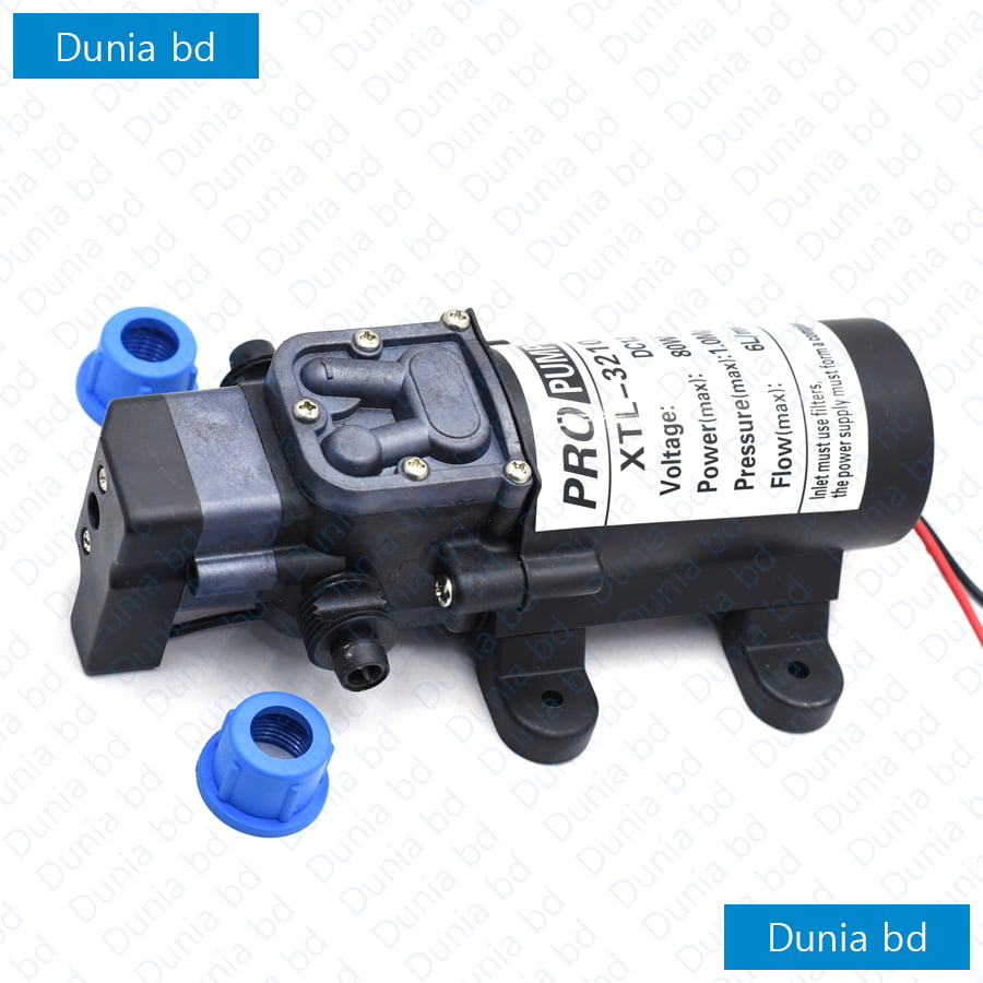 Pro Pump DC 12V 80W 100 Psi 6L/min 1.0Mpa High Pressure Water Pump for Bike or Car Wash & Garden irrigation - Image 3